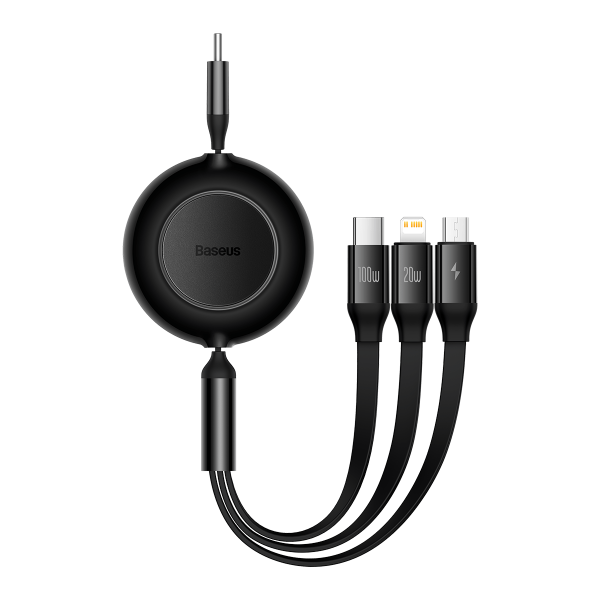 Baseus cable Bright Mirror 2 3w1 USB - micro USB + Lightning + USB-C 1