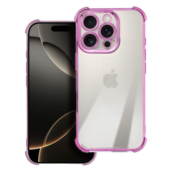 Case ANTISHOCK ELECTRO for IPHONE SE 2025 pink