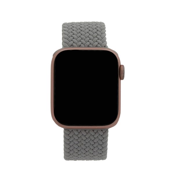 Elastic band L for Apple Watch 42/44/45 mm length 165 mm light gray