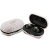 Guess Bluetooth earphones GUTWSP4EGP TWS ENC 4G PU METAL LOGO pink