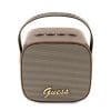 Guess Bluetooth speaker GUWSB2P4SMW Speaker brown 4G Leather Script Logo with Strap