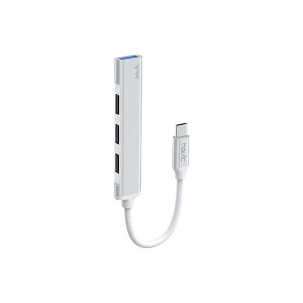 HAVIT USB HUB HB41 USB-C 1x USB 3.0 3xUSB 2.0 silver