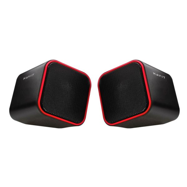 HAVIT computer speakers 2.0 HV-SK473 black-red