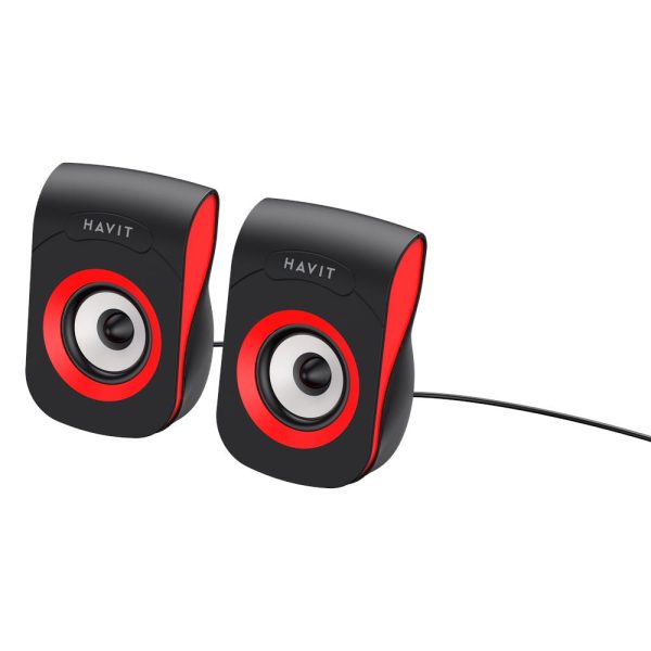 HAVIT computer speakers 2.0 HV-SK599 black-red