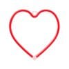 Neon LED Light HEART red Bat + USB FLNE07 Forever Light