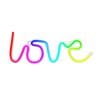 Neon LED RGB LOVE FLRN01 + RC Forever Light