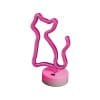 Neon LED on a stand CAT pink FSNE02 Forever Light