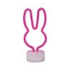Neon LED on stand RABBIT pink USB-C FSC-10 Forever Light