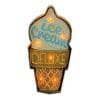 RETRO Metal Sign LED Ice Cream Forever Light