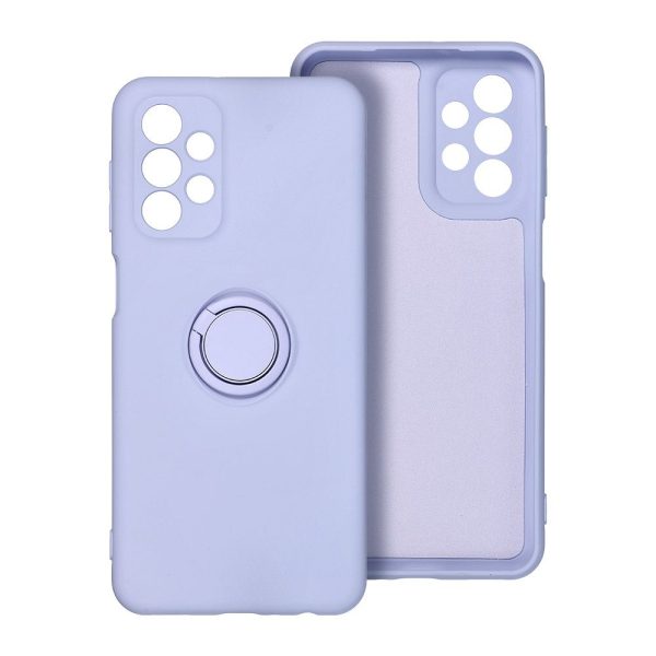 SILICONE RING case for SAMSUNG S25 Edge violet