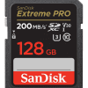 SanDisk memory card 128GB Extreme Pro SDXC C10 V30 UHS-I U3