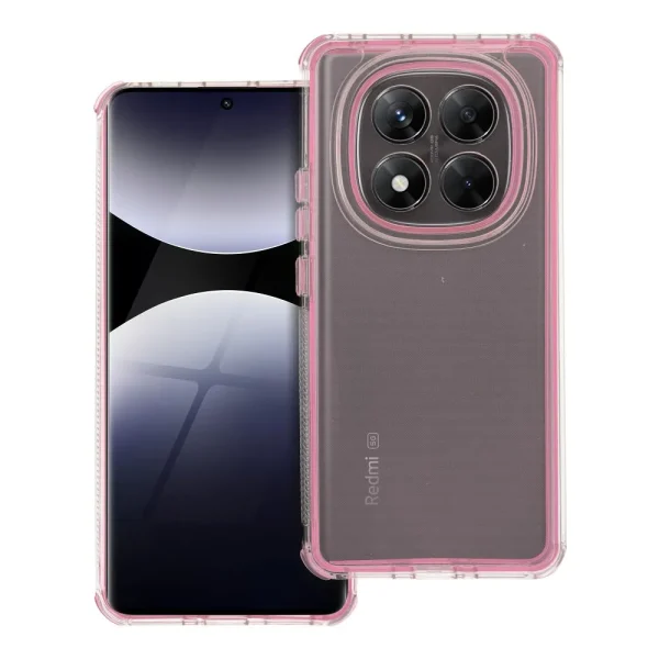 TechWave CrystalGuard case for Xiaomi Redmi Note 14 Pro 5G / 14 Pro+ 5G pink