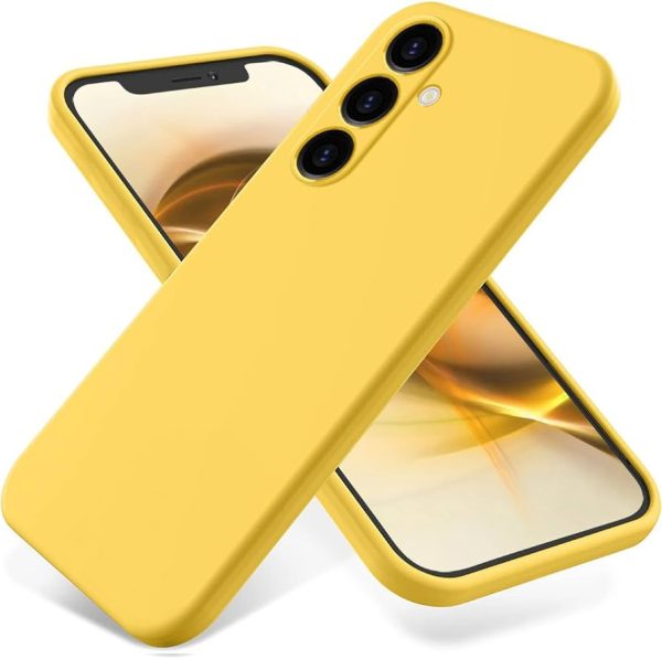 TechWave Soft Silicone case for Samsung Galaxy A34 5G yellow