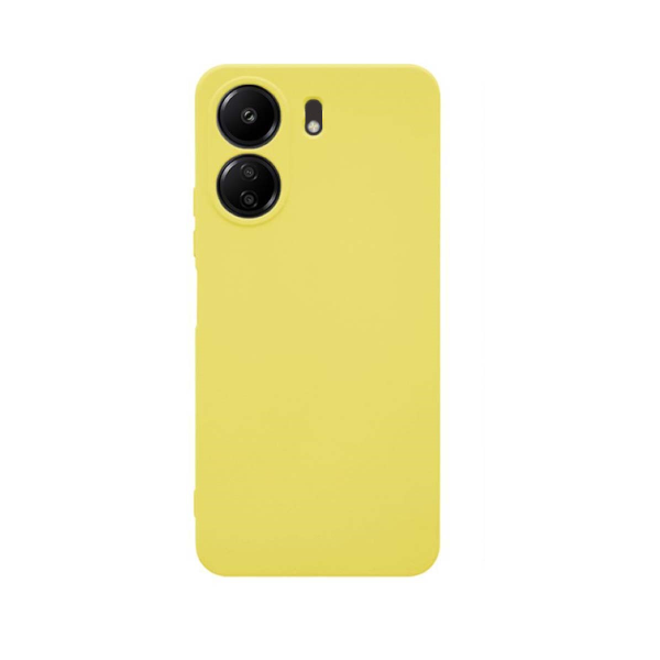 TechWave Soft Silicone case for Xiaomi Redmi 13C yellow