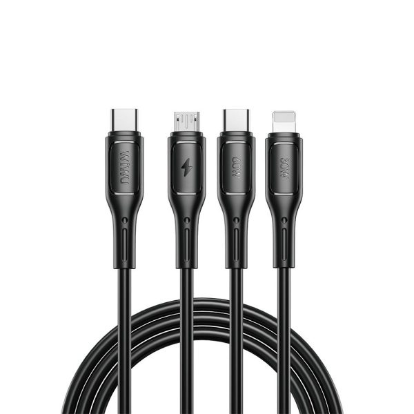 WiWU - Starlink Series Data Cable Wi-046E 3w1 USB C to USB C