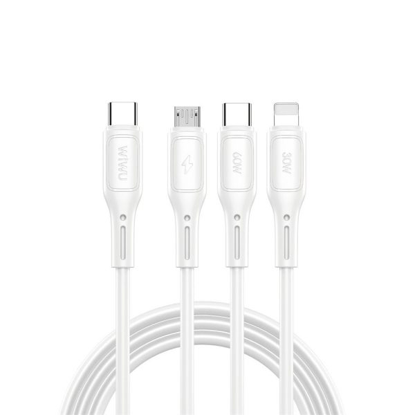 WiWU - Starlink Series Data Cable Wi-046E 3w1 USB C to USB C