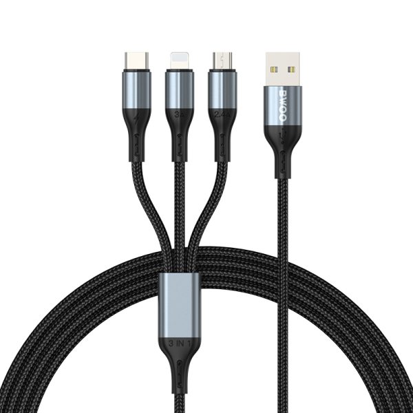 BWOO 3-in-1 Cable USB - USB-C