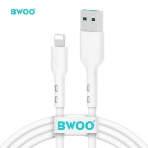 BWOO-X172L-καλώδιο-φόρτισης-δεδομενων-3Α-USB-Lightning-1m-άσπρο