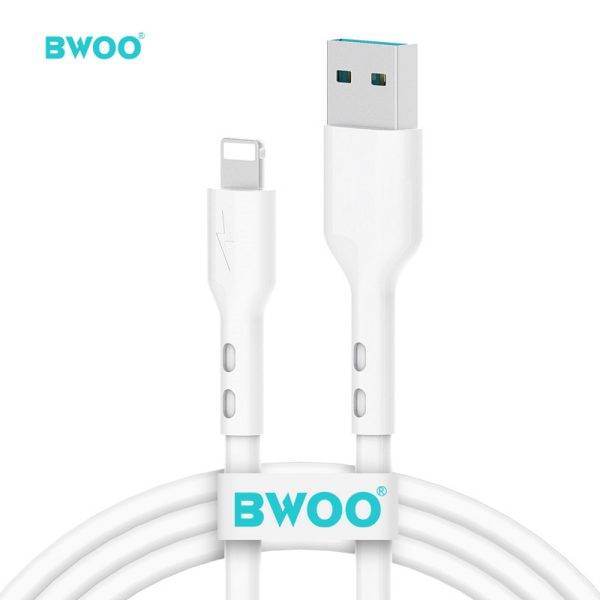 BWOO-X172L-καλώδιο-φόρτισης-δεδομενων-3Α-USB-Lightning-1m-άσπρο