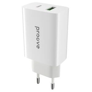 Proove Rapid WCRP20110002 φορτιστής ταξιδιού 20W, QC3.0, PD, άσπρος