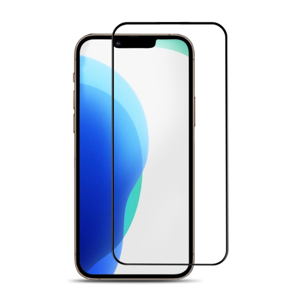 TechWave 5D Full Glue Tempered Glass for Apple iPhone 16e black