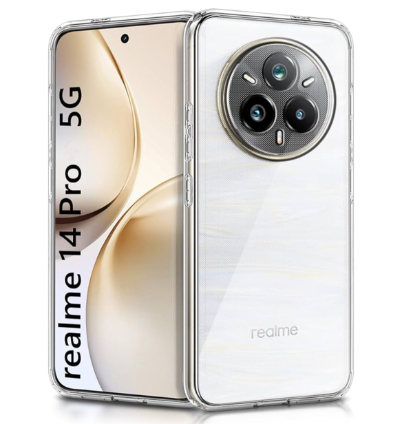 TechWave Clear 2mm case for Realme 14 Pro 5G (camera protection)