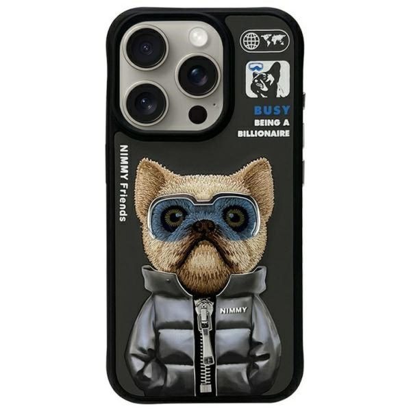 NIMMY case COOL&CUTE 2.0 Dog for IPHONE 15 Pro Max black