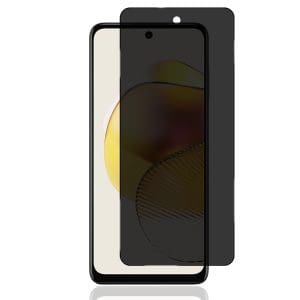 TechWave 5D Full Glue Privacy Tempered Glass for Motorola Moto G54 5G / G54 5G Power black
