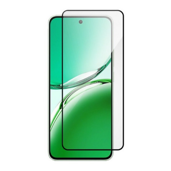 TechWave 5D Full Glue Tempered Glass for Oppo Reno 12F 5G / 12FS 5G black