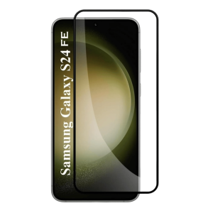 TechWave 5D Full Glue Tempered Glass for Samsung Galaxy S24 FE black