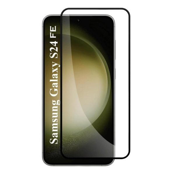 TechWave 5D Full Glue Tempered Glass for Samsung Galaxy S24 FE black