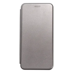 TechWave Curved Book case for Samsung Galaxy A56 grey