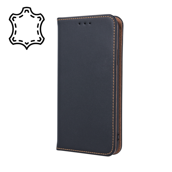 TechWave Pure Leather case for Samsung Galaxy S24 FE black