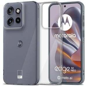 TechWave Ultra Slim 0.5mm back case for Motorola Edge 50 Neo transparent