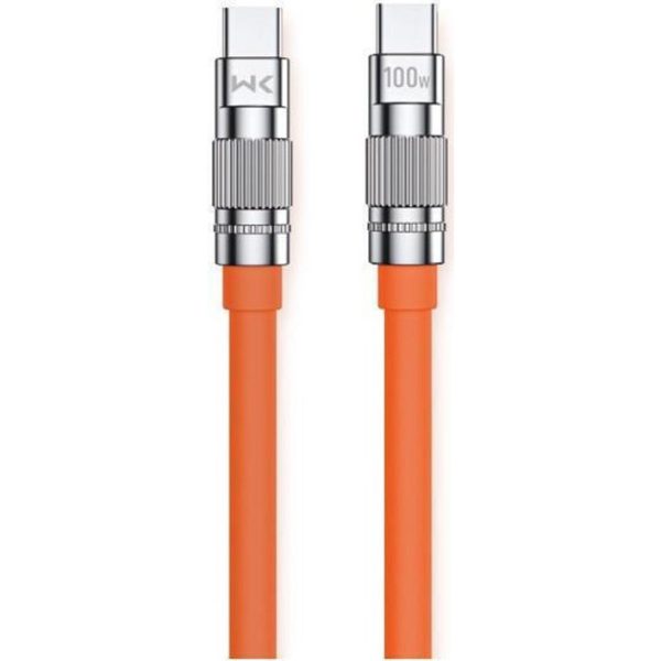 WK WDC-188 USB-C to USB-C 100W 1m Orange - 6941027632949