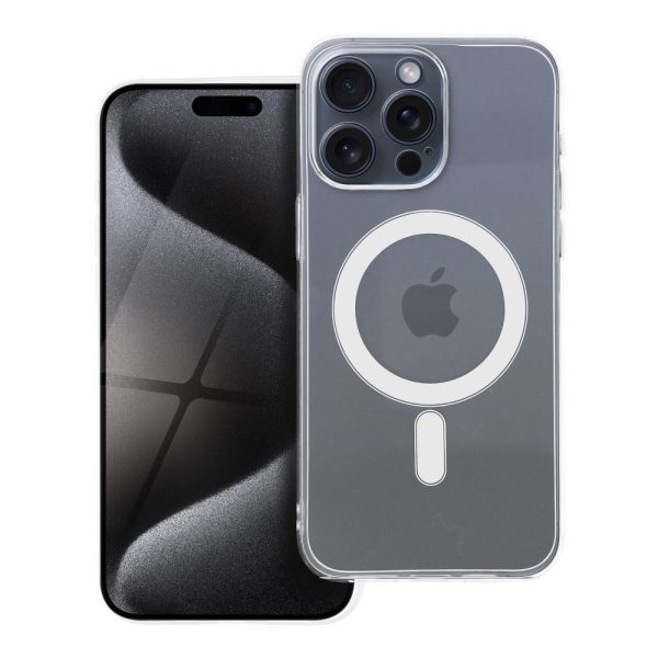 CLEAR Case 2 mm for IPHONE 15 Pro Max compatible with MagSafe (camera protection) transparent