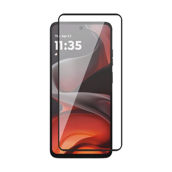 TechWave 5D Full Glue Tempered Glass for Motorola Moto E15 / G05 / G15 / G15 Power black