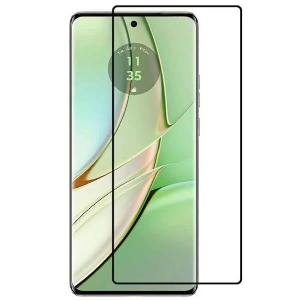 TechWave 5D Full Glue Tempered Glass for Motorola Edge 40 Neo black
