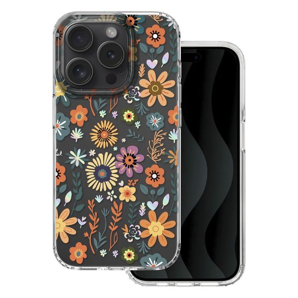 TechWave Deco case for Apple iPhone 15 Pro flowers