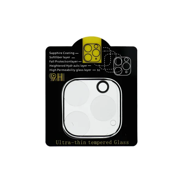 TechWave Full Cover Camera Tempered Glass for Apple iPhone 15 Pro / 15 Pro Max